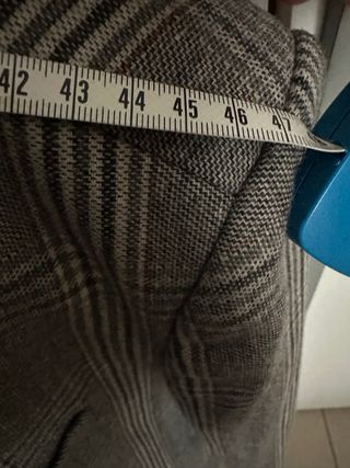 Blazer Mango lana grigio