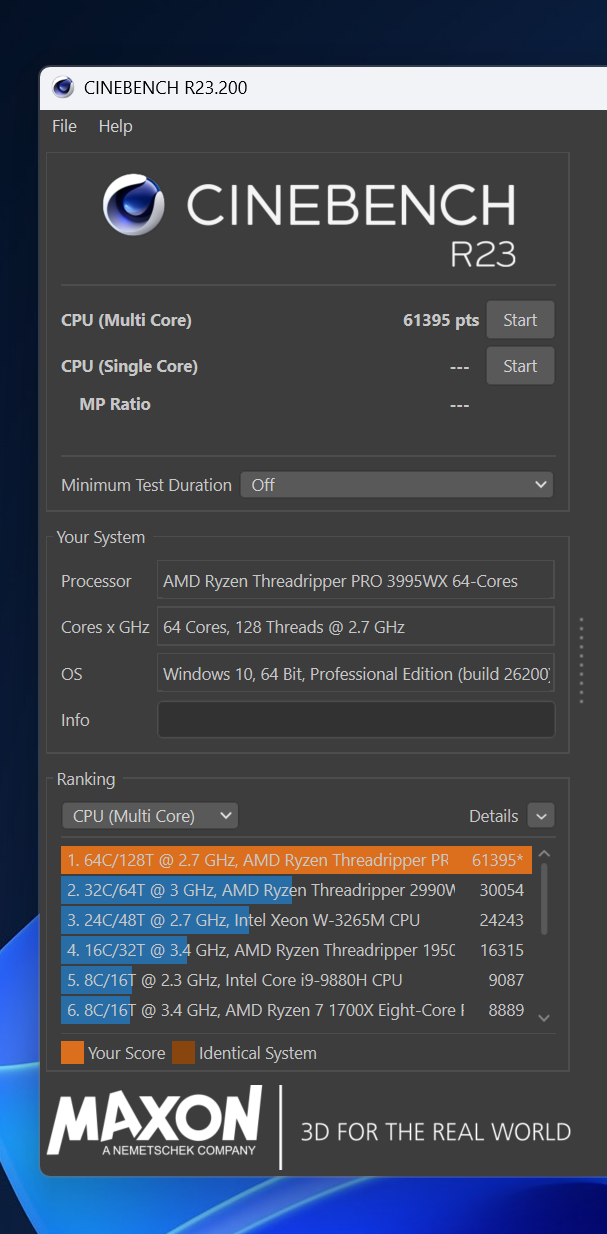Workstation AMD Threadripper 128GB RAM 1TB M.2