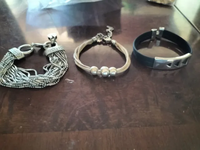 Conjunto 3 Pulseras Bisutería