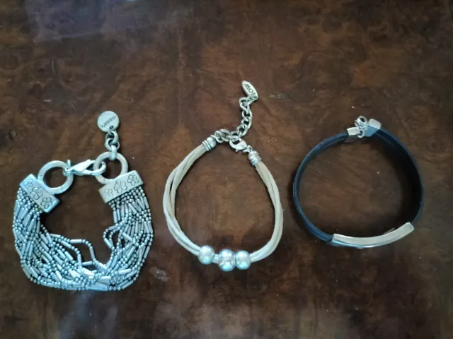 Conjunto 3 Pulseras Bisutería