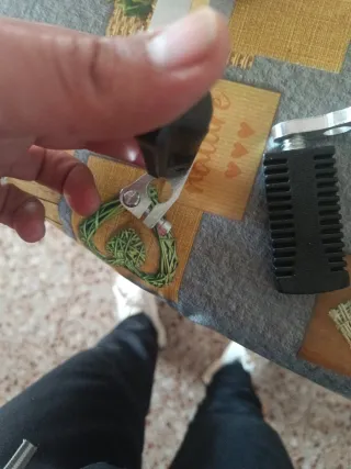 Reposapiés minimoto aluminio y negro