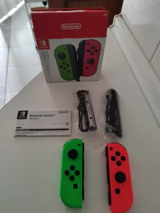 Mandos Joy-Con Nintendo Switch (Verde/Rosa)