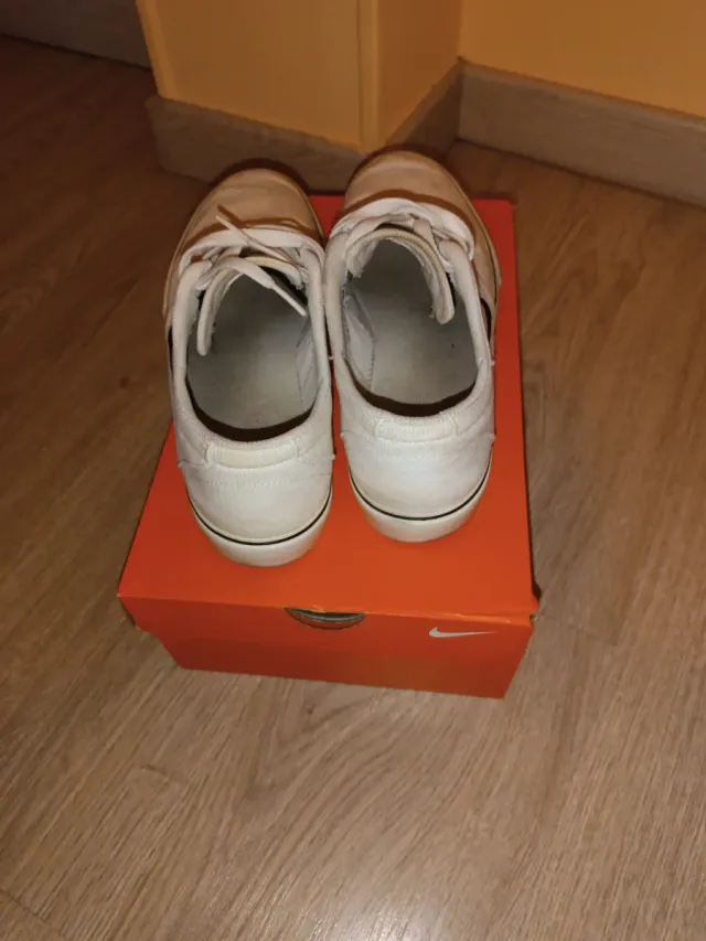 Zapatillas Nike 44.5 lona blanca