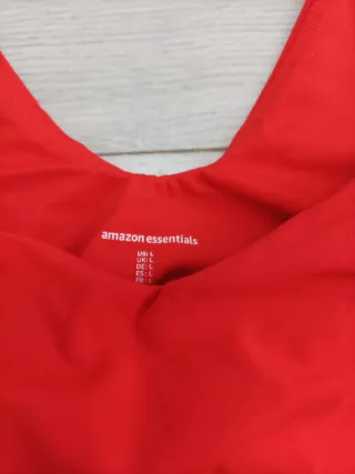 Top Corto Tirantes Deportivo Con Sujetador Talla L