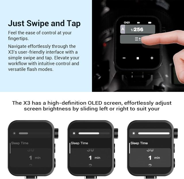 NUEVO Godox X3-F TTL Disparador Flash Inalámbrico