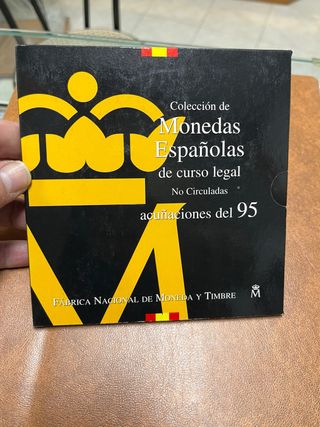 Cartera Monedas Españolas 1995