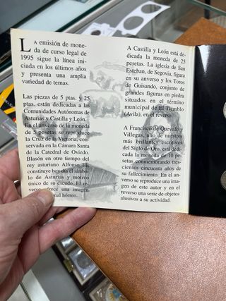 Cartera Monedas Españolas 1995