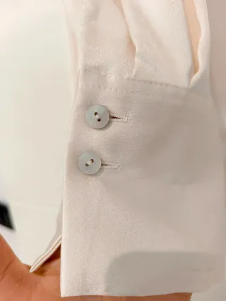 Camisa Viscosa Mango color champagne