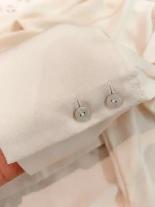 Camisa Viscosa Mango color champagne