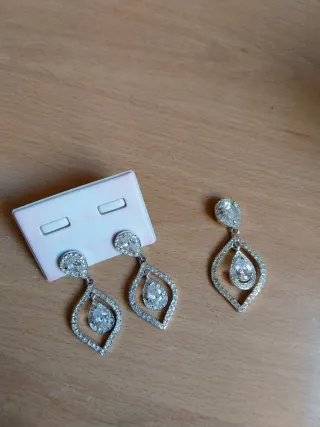 Juego Pendientes y Colgante Plata