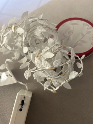 Luci decorative LED X tavola Natale vasi bottiglie