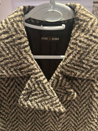 abrigo elegante gris