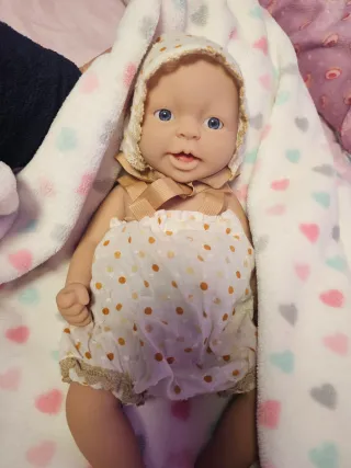 Muñeca Reborn Bebé completamente silicona 45ctm