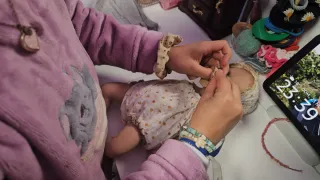 Muñeca Reborn Bebé completamente silicona 45ctm