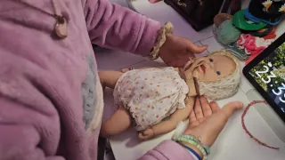 Muñeca Reborn Bebé completamente silicona 45ctm