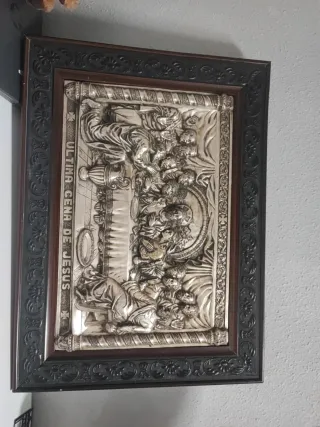 Cuadro Última Cena de Jesús Antiguo