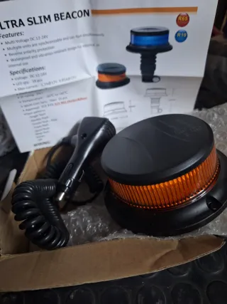 Faro Rotativo LED Ultra Slim 12-24V