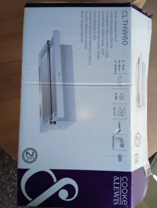 Campana extractora Cooke & Lewis CLTHW60