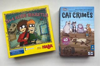 Juegos de mesa 13+4 Kode Sekretua y Cat Crimes