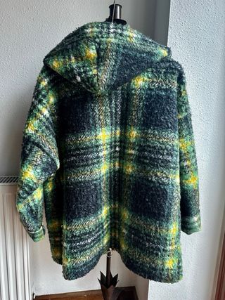 Chaquetón cuadros. Oversize