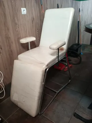 Camilla Plegable Beige/Blanca