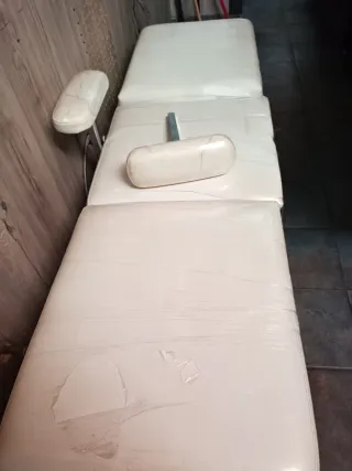 Camilla Plegable Beige/Blanca