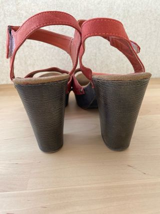 Sandalias tacón caldera talla 37