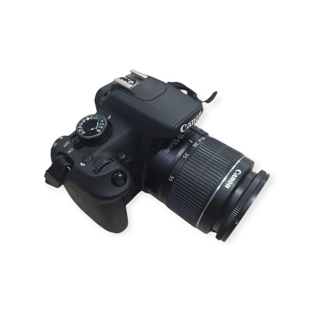 CÁMARA DIGITAL RÉFLEX CANON EOS 1200D 18MPX + EF-S 18-55MM 1:3.5-5.6 III + CARGADOR