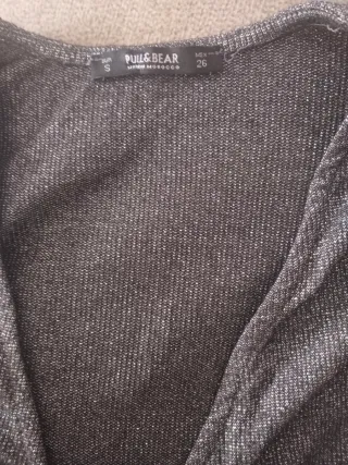 Body fiesta plateado con aro