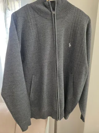 Chaqueta de punto Polo Ralph Lauren gris hombre