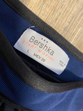 Leggings Deportivos Bershka Talla L Negros Dry Pan