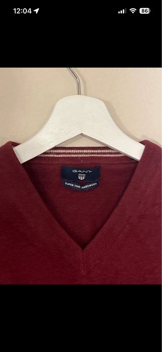 Jersey GANT Burdeos Talla S