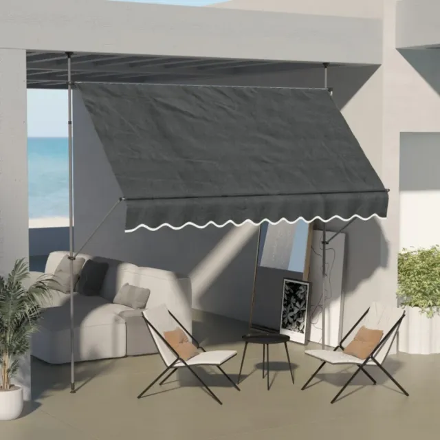 Tessuto per tenda da sole Outsunny grigio 300x120x210-300cm