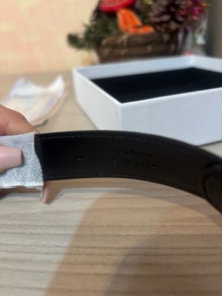 Cintura Celine Triomphe Oro Nero