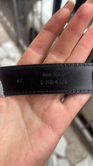 Cintura Celine Triomphe Oro Nero