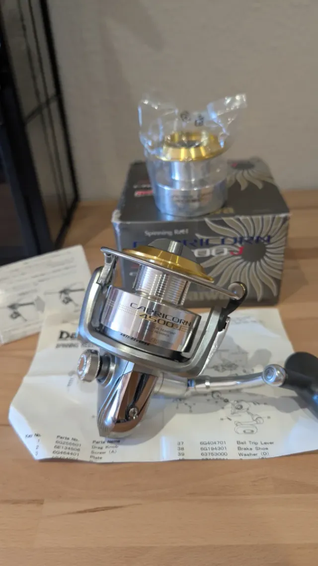 Carrete Daiwa Capricorn 4500J (bobina adicional)