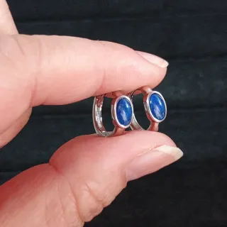 Pendientes Lapislázuli Natural