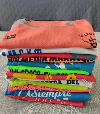 12 camisetas de carrera