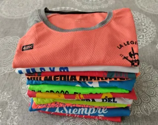 12 camisetas de carrera