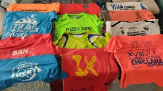 12 camisetas de carrera