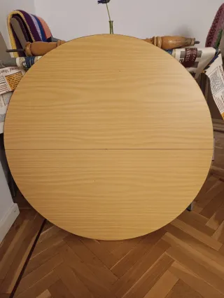 Mesa camilla redonda 80cm extensible