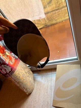 Gorra Gucci GG Monogram Marrón Beige