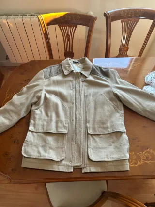 Chaqueta Zara Beige Talla M