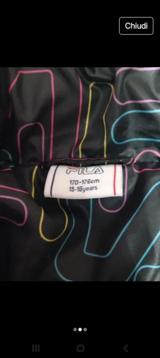 Giubbino Fila ragazza