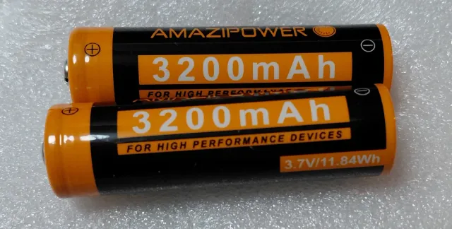 Pilas Recargables Amazipower 3200 mAh