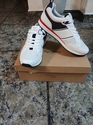 Zapatillas Pepe Jeans Blancas y Azul