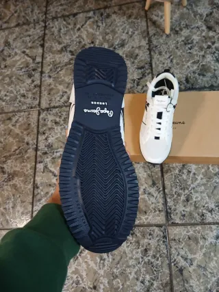 Zapatillas Pepe Jeans Blancas y Azul