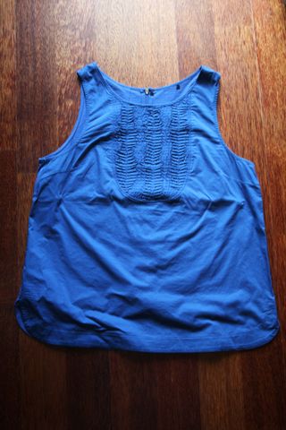 Blusa Azul Mujer Tienda Local Vintage Talla L
