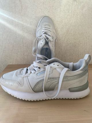 zapatillas puma R78 metallic pop