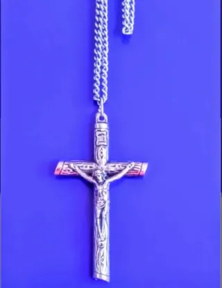 Colgante Cruz de ACERO INOXIDABLE